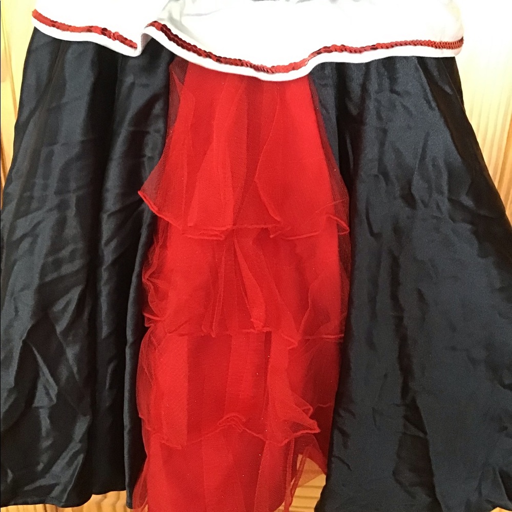 PIN UP ROCKABILLY CHERRY SAILOR COSTUME SZ M HALLOWEEN DANCE DRESS UP - Picture 6 of 11